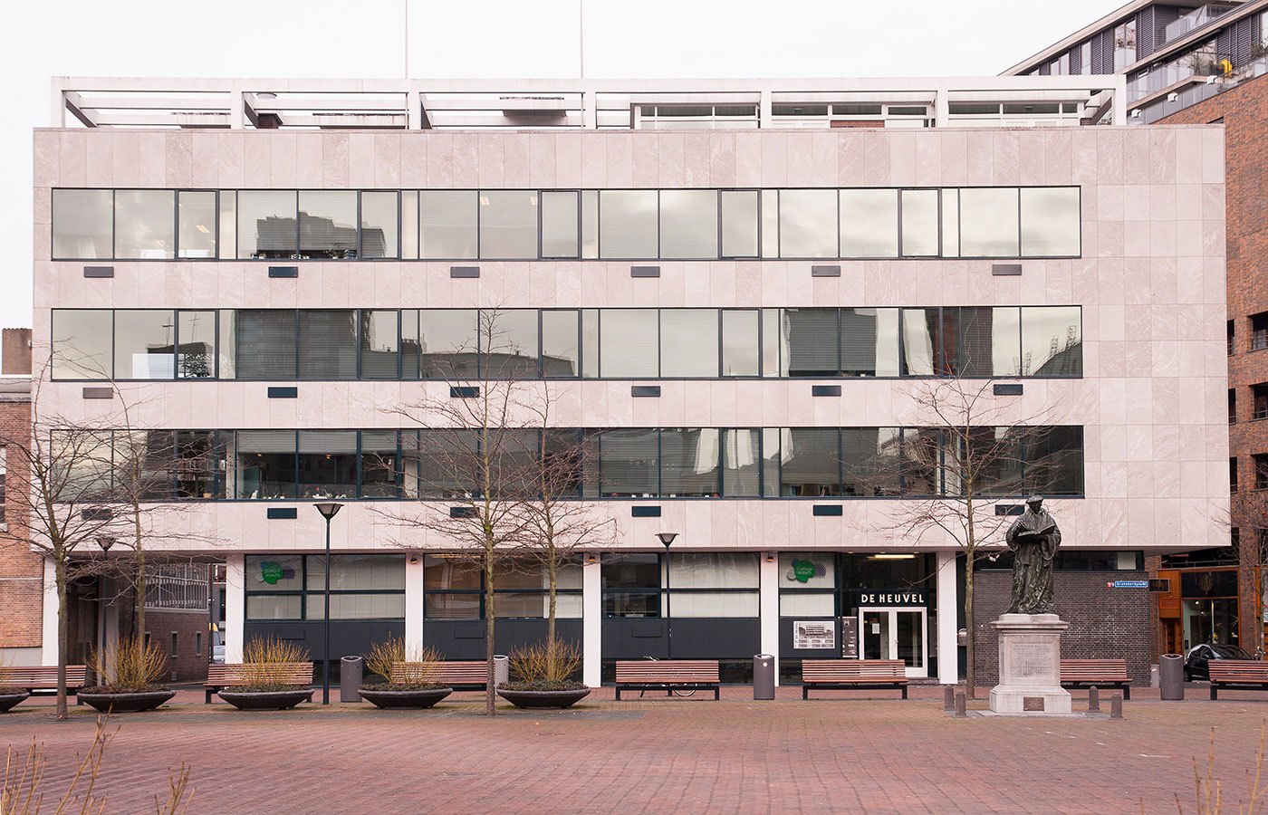 gebouw de heuvel, de heuvel, rotterdam, renovatie, lg architecten