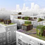 green cube, rotterdam, dakopbouw, milieu, groen, groendak, dakenplan, rotterdam, lg architecten