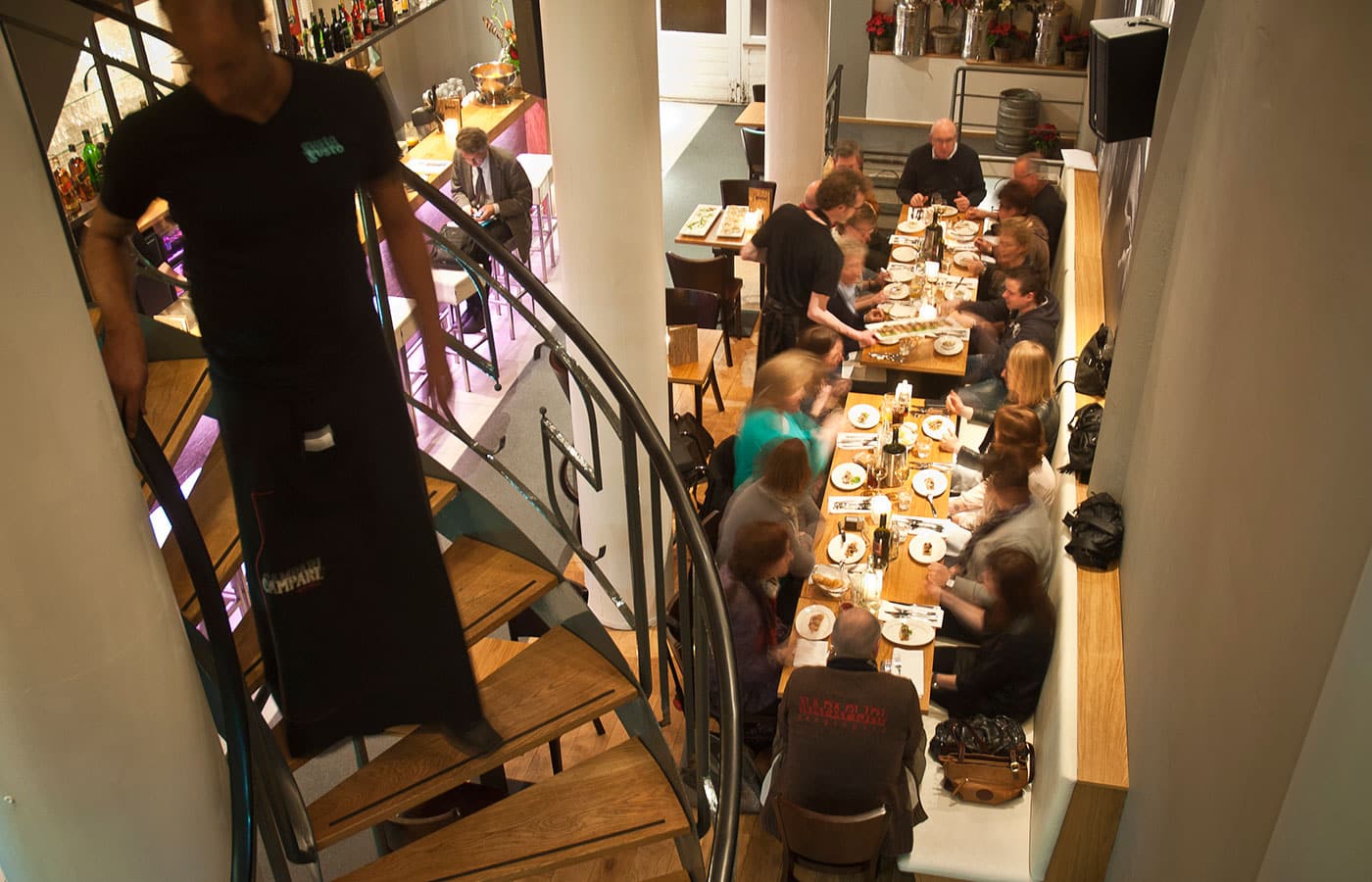 gusto, rotterdam, interieur, restaurant, architectuur, lg architecten