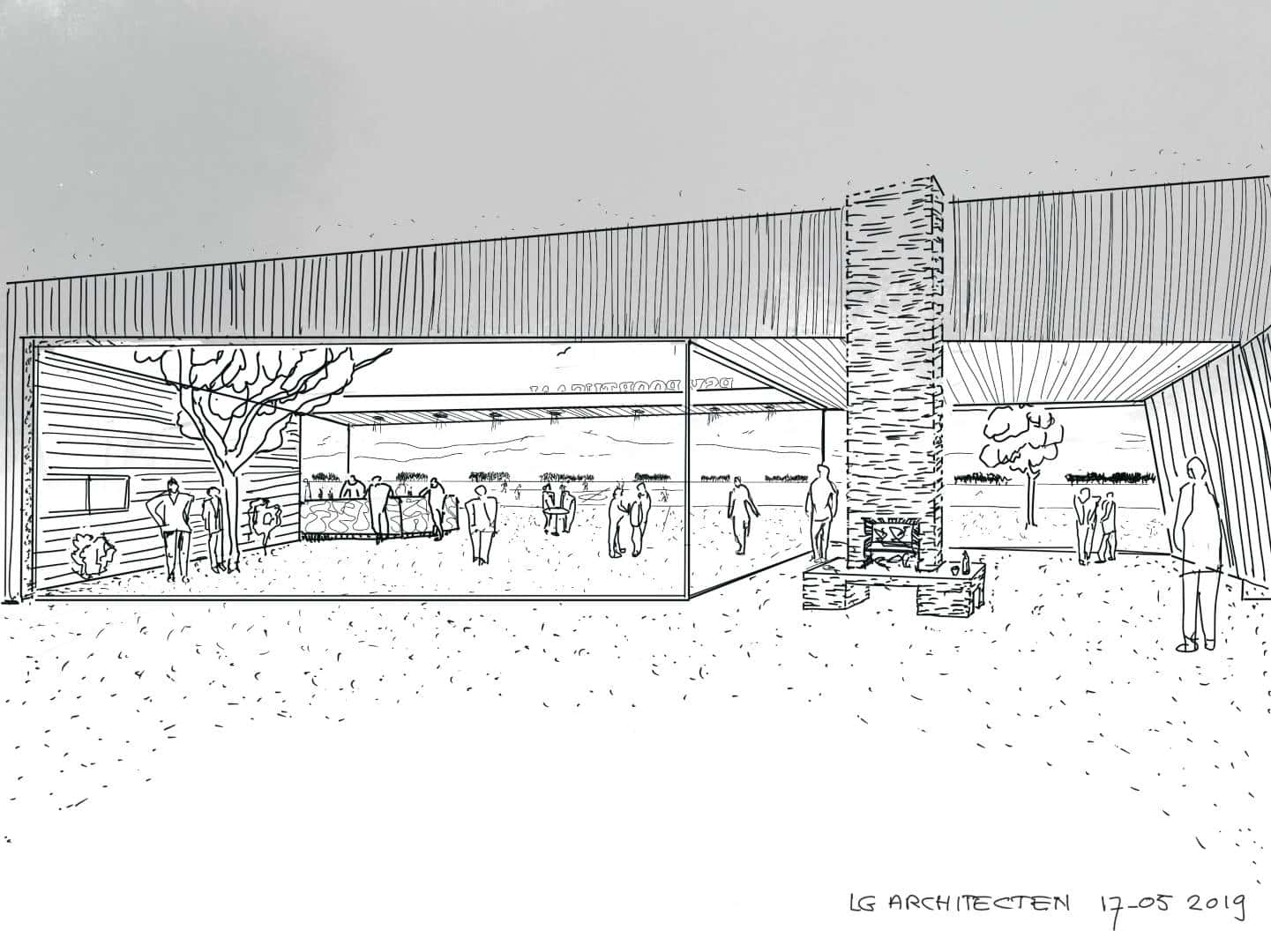 sv poortugaal, sportclub, voetbalvereniging, lg architecten, rotterdam, sportsupport, ontwerp, aanbouw, teamlockers, multifunctioneel