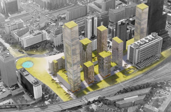 vogelvlucht schiekadeblok 01 – LG architectenspoor nieuw klein schiekadeblok